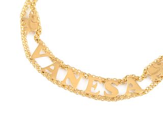pulsera oro 18k