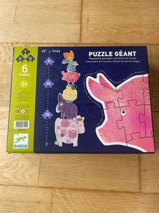 Puzzle Gigante Djeco (6 Puzzles)
