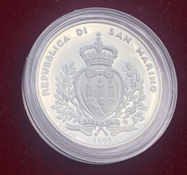 10000 liras 1995 San Marino Amerigo Vespucci