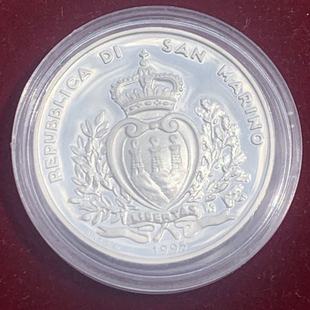 10000 liras 1995 San Marino Amerigo Vespucci