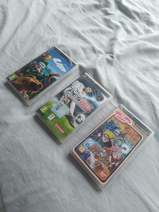 3 juegos PSP: Up, PES 2013, Naruto