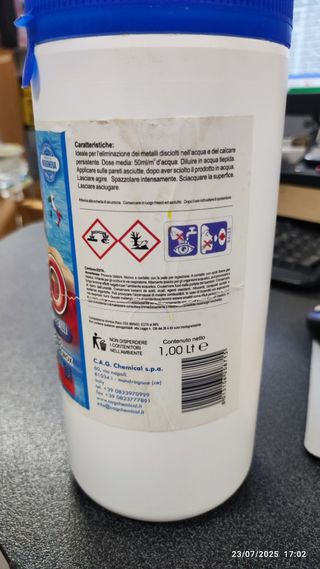 Anticalcare Mabo per piscine in polvere