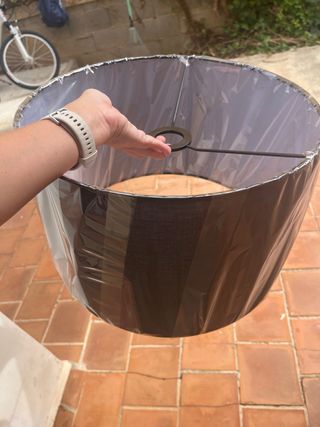 Pantalla lámpara negra - Tela
ø 40 cm