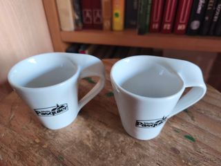 2 Tazas Café Pasquier Porcelana