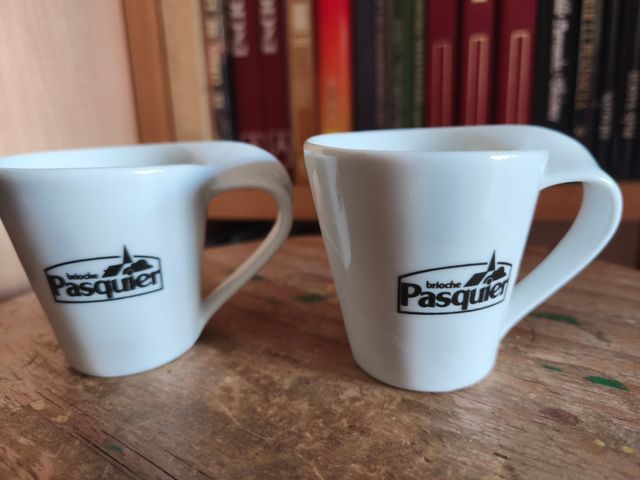 2 Tazas Café Pasquier Porcelana