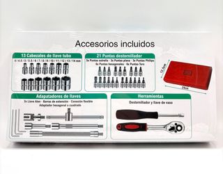 Maletín herramientas 46 piezas