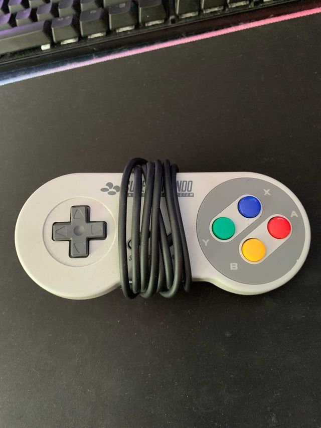 Super Nintendo (SNES) gris - consola vintage