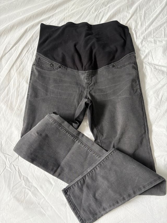 Jeans premamá negros - Talla 48