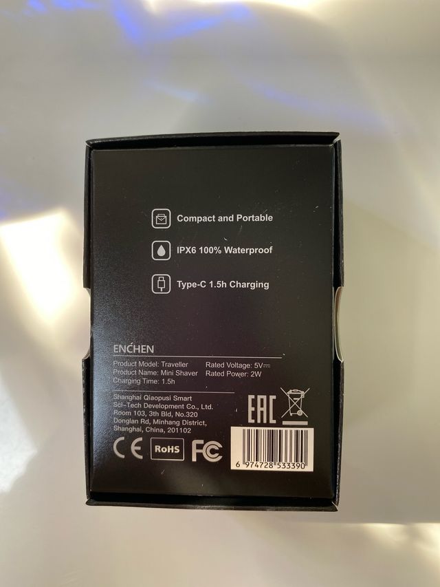 Rasoio Enchen Traveller - IPX6