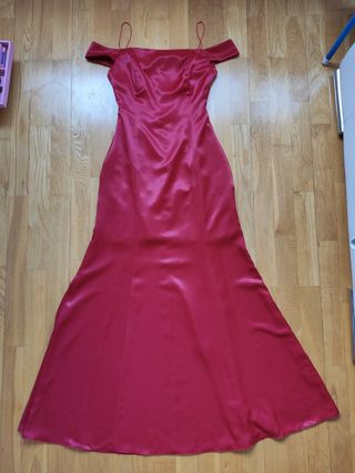 Vestido rojo largo fiesta