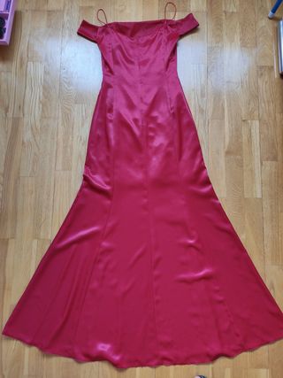 Vestido rojo largo fiesta