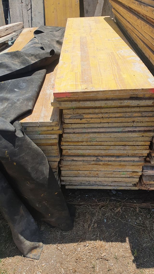 Tableros encofrar madera usados