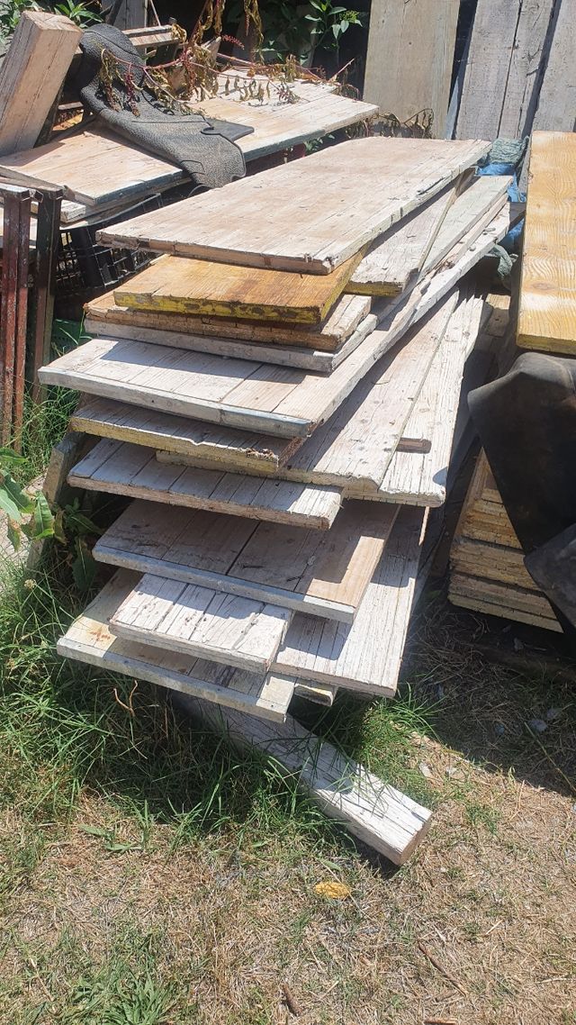 Tableros encofrar madera usados