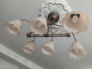 Lámpara techo 6 luces vintage