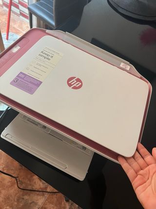 Impresora HP Deskjet 2800e - Rosa/Blanca
