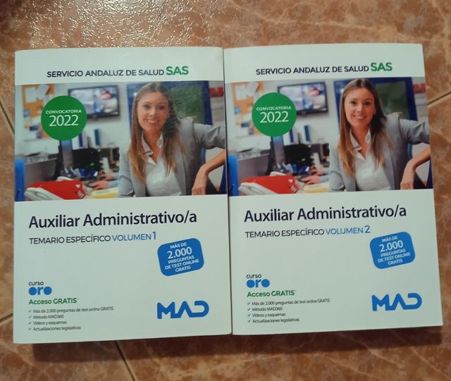 Temario oposicion  auxiliar administrativo del SAS