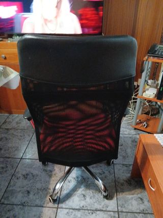 Silla oficina giratoria roja