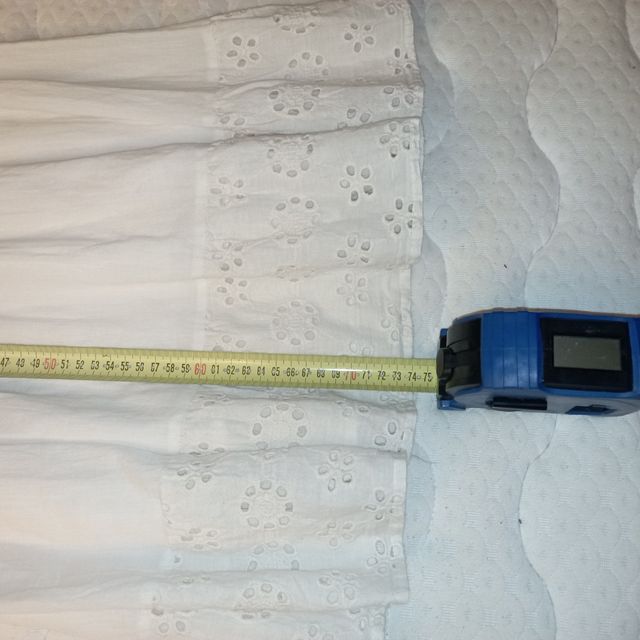 Vestido blanco estilo ibicenco