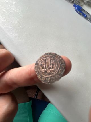 Moneda Enrique III - Medieval (1390)
