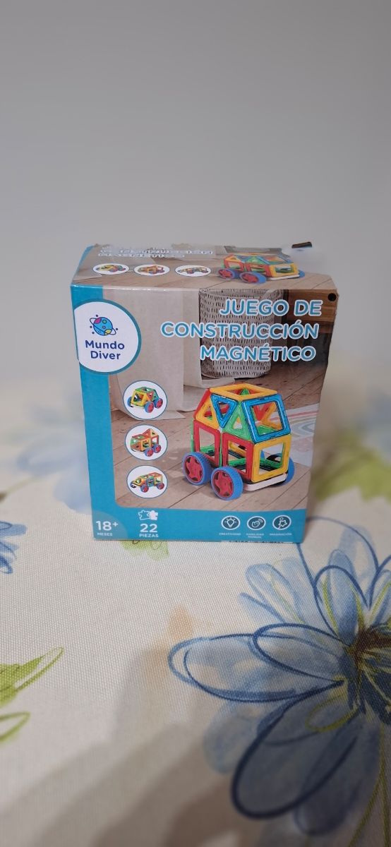 Juego construcción magnético para peques