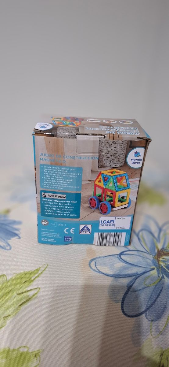 Juego construcción magnético para peques