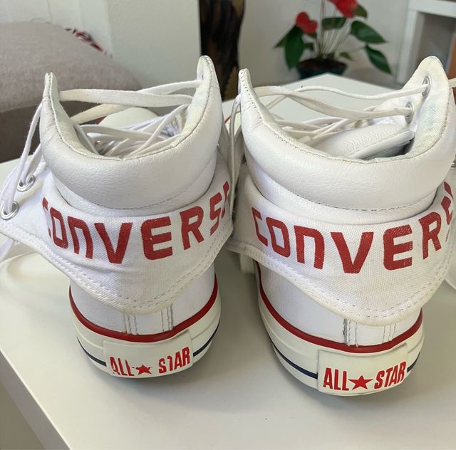 Converse All Star blancas altas