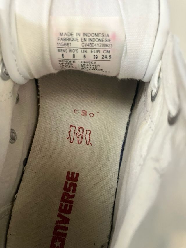 Converse All Star blancas altas