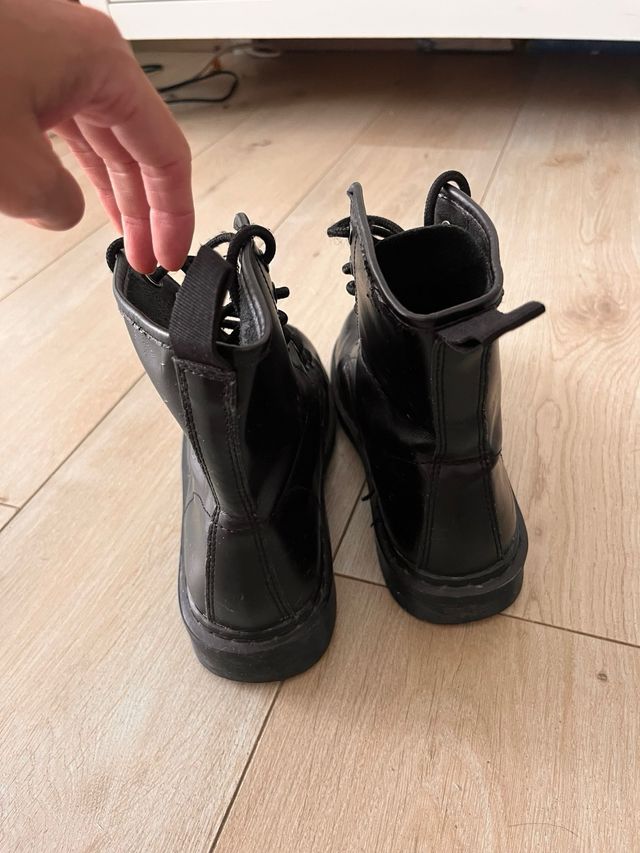 Botines negros - Piel sintética