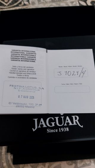 Reloj Jaguar Hombre - Garantía desde  05/2025