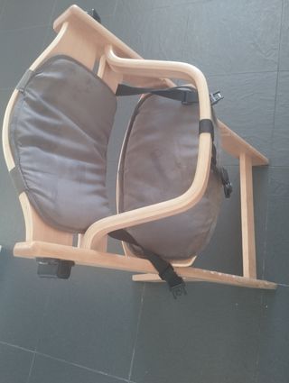 Trona bebé madera adaptable