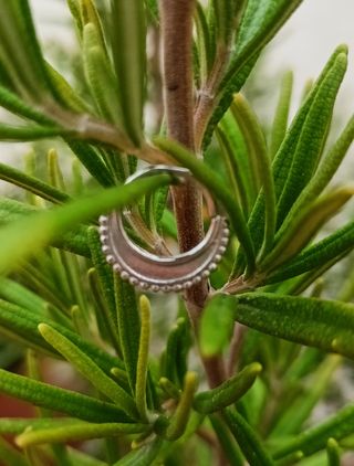 Pendiente plata aro pequeño