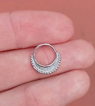 Pendiente plata aro pequeño