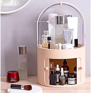 Organizador maquillaje - Rosa