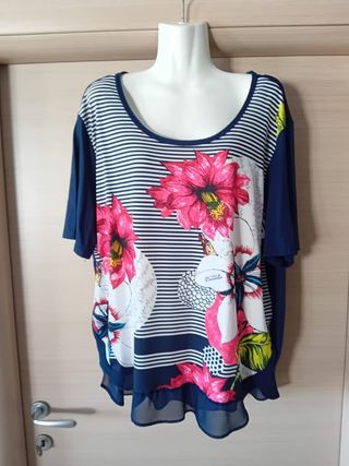 Blusa DORABELLA blu multicolor