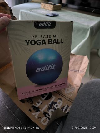 Pelota Yoga edifit - Antideslizante