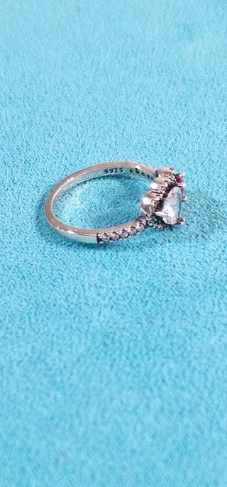 PLATA y 52 Circonitas
ANILLO 2 CORAZONES CIRCONITA