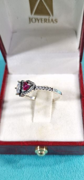 PLATA y 52 Circonitas
ANILLO 2 CORAZONES CIRCONITA