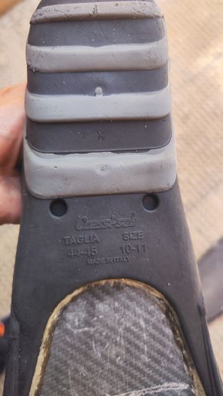 Pinne in carbonio Soriatec con scarpa Cressi,