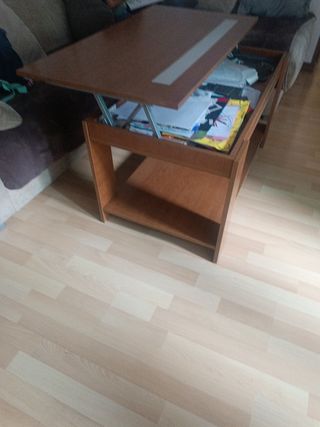 Mesa centro madera - Elevable