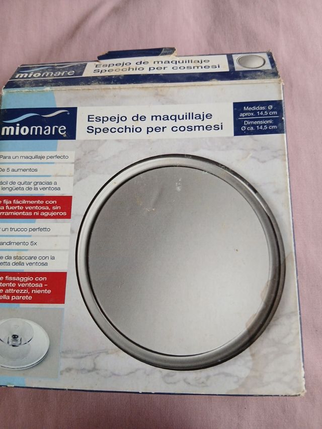 Espejo maquillaje Miomare - 5x aumento