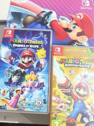 Nintendo Switch OLED + 3 juegos control y estuche