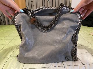 Borsa Stella McCartney grigia