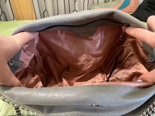 Borsa Stella McCartney grigia