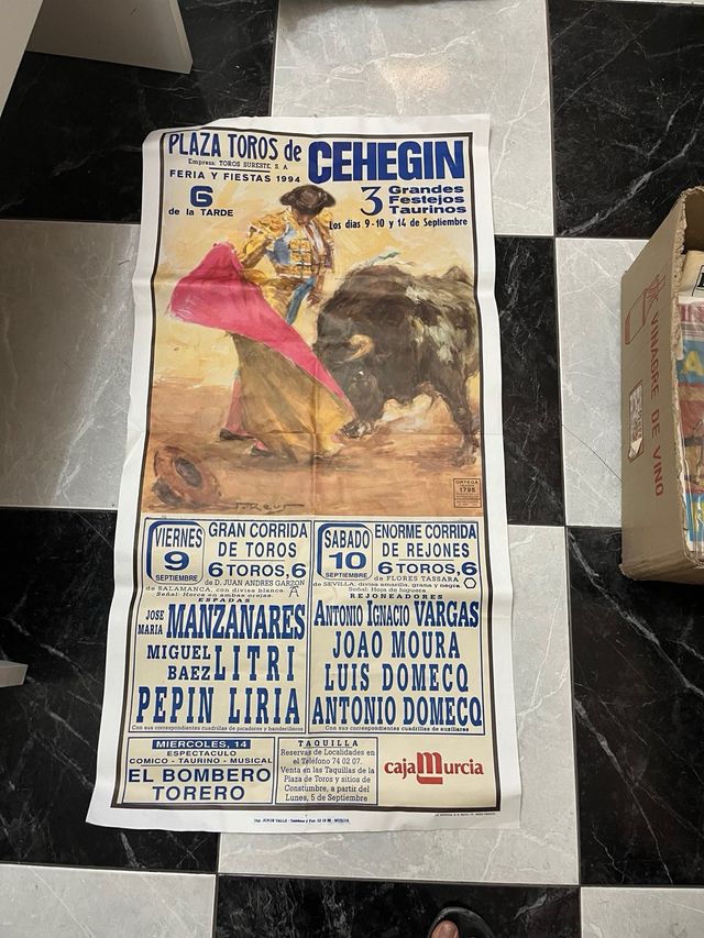 Carteles Toros Pepín Liria: Antigüedades