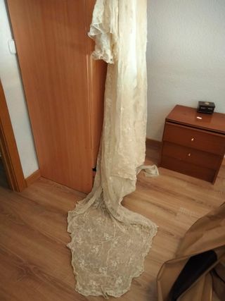 Vestido novia blanco impecable