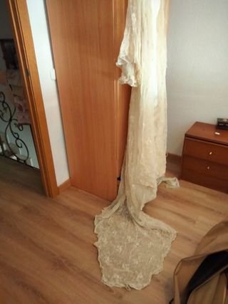 Vestido novia blanco impecable