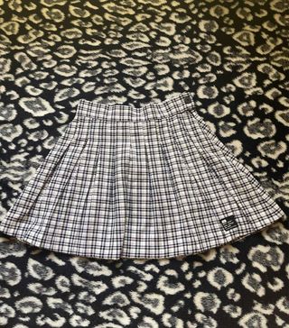 Mini Falda Cuadros Bershka - Talla S