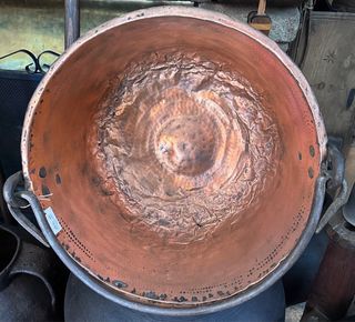 Caldero cobre antiguo