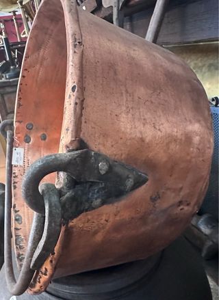 Caldero cobre antiguo