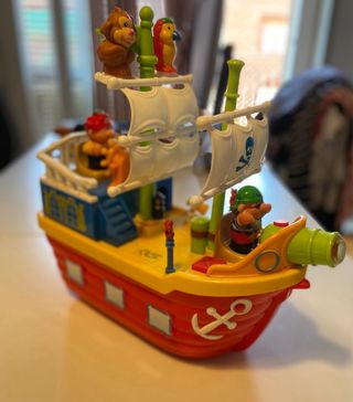 Barco Pirata Infantil con sonido y luz